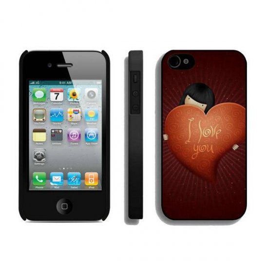 Valentine Girl iPhone 4 4S Cases BTC - Click Image to Close